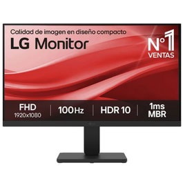 LG 22U401A-B Monitor Gaming 21.5" Full HD VA 100Hz 5ms HDR10 sRGB 99% Flicker Safe Black Stabilizer VESA Sin Bordes 3 Lados Negro